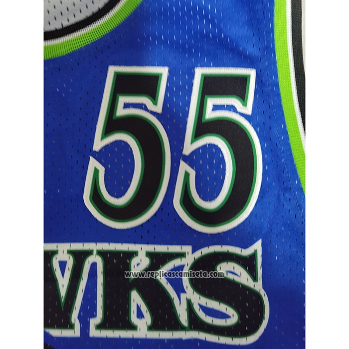 Camiseta Atlanta Hawks Dikembe Mutombo #55 Mitchell & Ness 1996-97 Verde